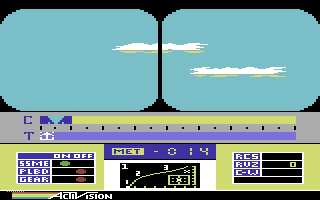 Space Shuttle: A Journey into Space screenshot 3 for Commodore 64